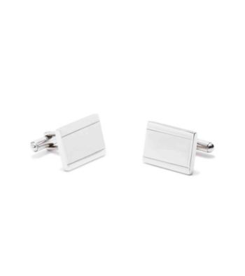 Stainless Steel Engravable Frame Cufflinks
