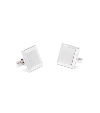 Stainless Steel Engravable Frame Cufflinks