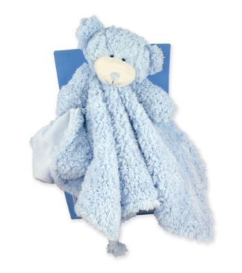 Stephan Baby Super Soft & Fluffy Plush Blankie -Blue