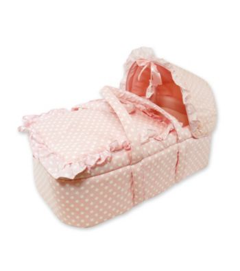 Stephan Baby Moses Basket - Pink