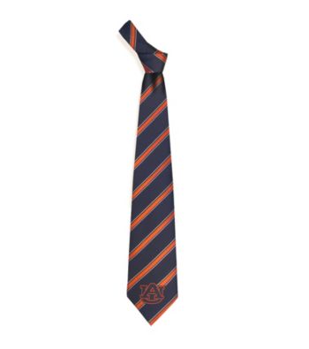 NCAA® Auburn University Men's Necktie - Logo Stripe