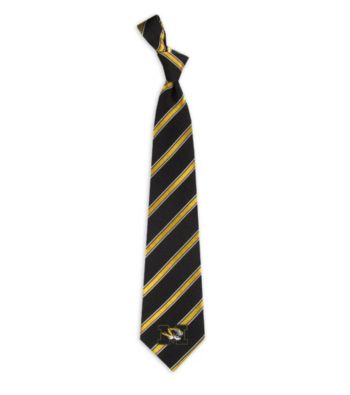 NCAA® University of Missouri Men's Necktie - Logo Stripe