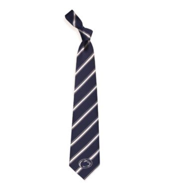 NCAA® Penn State University Men's Necktie - Logo Stripe