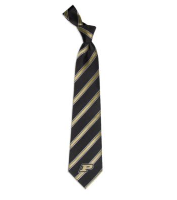 NCAA® Purdue University Men's Necktie - Logo Stripe