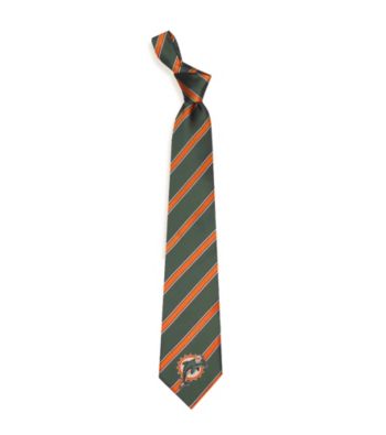 NFL® Miami Dolphins Men's Necktie - Logo Stripe