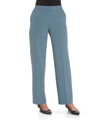 Briggs New York® Flat-Front Pull-On Pants