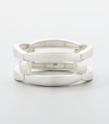 Kenneth Cole® Link Stretch Bracelet - Silvertone