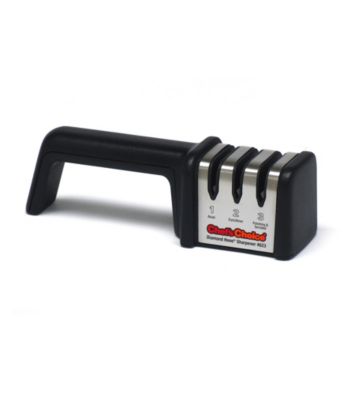 Chef'sChoice Black and Red Diamond Hone 3-Stage Manual Sharpener