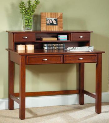 Home Styles® Cambridge Student Desk and Hutch - Cherry