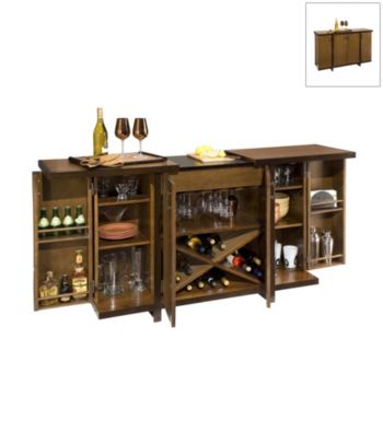 Home Styles® Hudson Bar Cabinet - Walnut