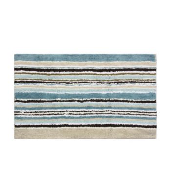 Bacova® Long Stripes Reversible Cotton Bath Rug