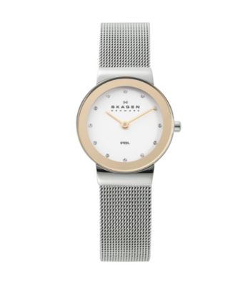 Skagen Denmark Women's Two-Tone Mesh Watch