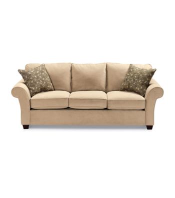 Bauhaus Mineral Tan Microfiber Sofa