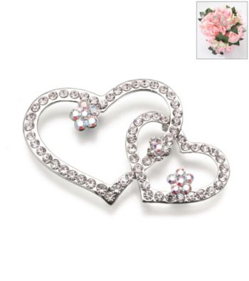 Lillian Rose® Rhinestone Heart Flower Pick