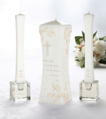 Lillian Rose® Christian Unity Candle Set