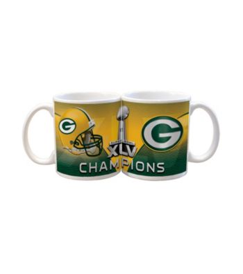 Memory Company Green Bay Packers® Big Game Champions Small White Mug