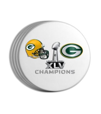 Memory Company Green Bay Packers® Big Game Champions 4-pk. Coasters
