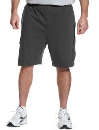 Canyon Ridge Men's Big &amp; Tall Jersey Cargo Shorts Men's