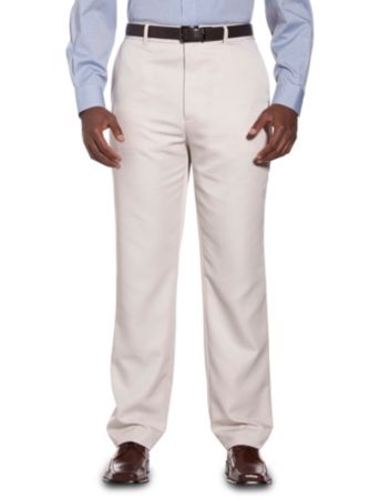 Synrgy™ Men's Big & Tall Concealed Comfort Microfiber Flat-Front Pants