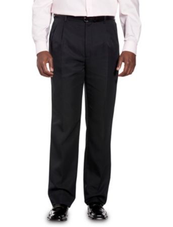 Synrgy™ Men's Big & Tall Concealed Comfort Microfiber Pleated Pants