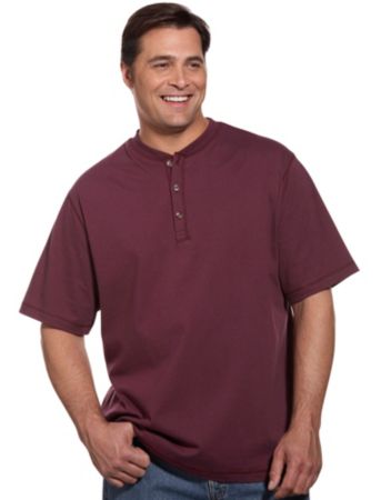 Harbor Bay® Men's Big & Tall Wicking Henley