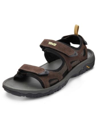 Teva® Men's Big & Tall Katavi Suede Sport Sandal - Brown