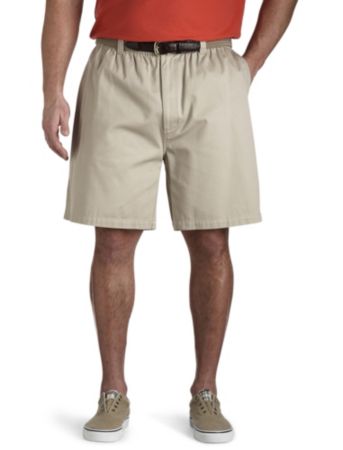 Canyon Ridge® Men's Big & Tall Elastic-Waist Twill Shorts