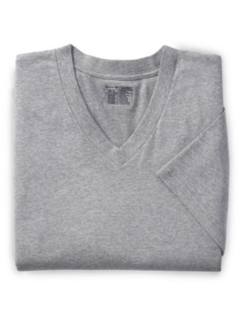 Harbor Bay® Men's Big & Tall 2-pk V-Neck Color T-Shirts
