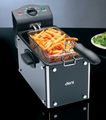 Deni 3-qt. Glass Deep Fryer