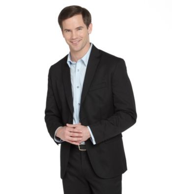 Calvin Klein Men's Wool Sports Jacket - Black