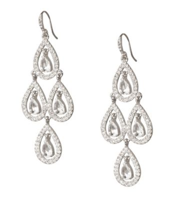 Carolee® Pave Chandelier Earrings