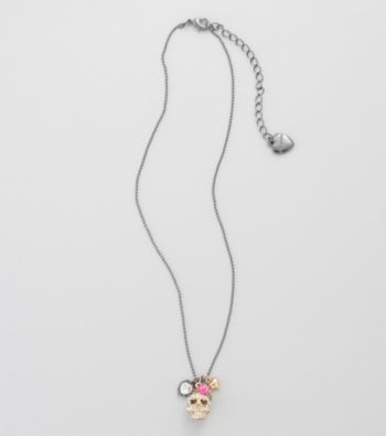 Betsey Johnson® Skull Pendant Necklace