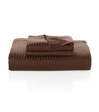 Elite Home Products Reversible Wrinkle-Resistant 300-Thread Count Cotton Duvet Sets