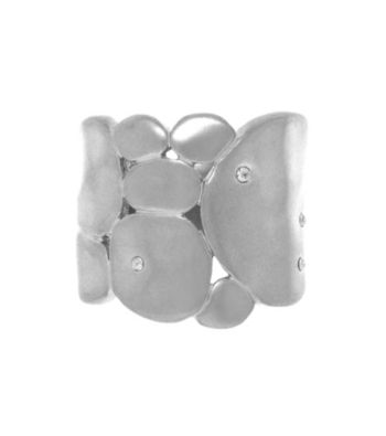Kenneth Cole® Layered Silvertone Circled Ring