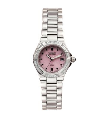 Citizen® Ladies' Diamond Accented Stainless Steel Watch