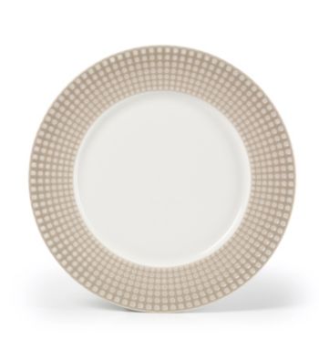 Mikasa® Crisscross Grey Dinner Plate
