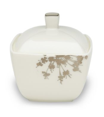 Mikasa® Floral Silhouette Covered Sugar Bowl