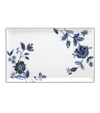 Mikasa® Indigo Bloom Rectangular Platter