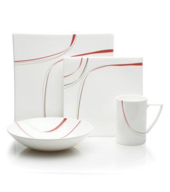 Mikasa® Modernist Red 4-pc. Place Setting