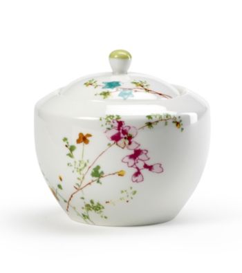 Mikasa® Sketch Floral Covered Sugar Bowl