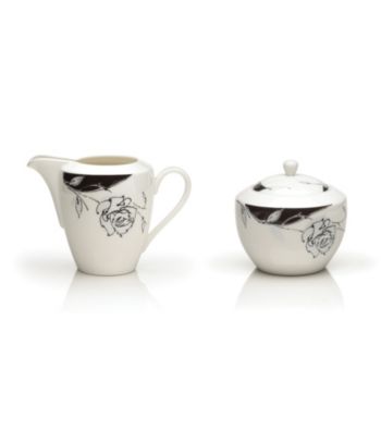 Mikasa® Urban Rose Sugar Dish and Creamer