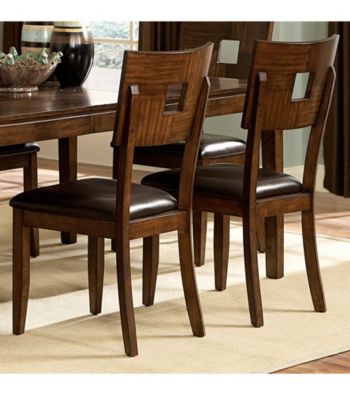 Home Interior 2-pc. Watson Dining Chair Set - Distressed Amber