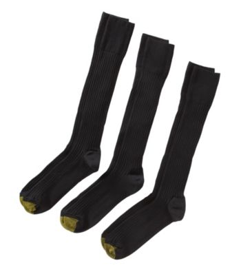 GOLD TOE® Men's 3 Pack Fresh Tex Over the Calf Canterbury Socks