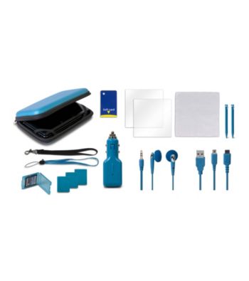 CTA Digital 12-in-1 Adventure Pack for Nintendo 3DS - Blue