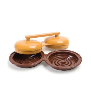 Charcoal Companion® Double Hamburger Patty Press