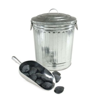 Steven Raichlen Best of Barbecue™ Galvanized Charcoal or Ash Can with Lid