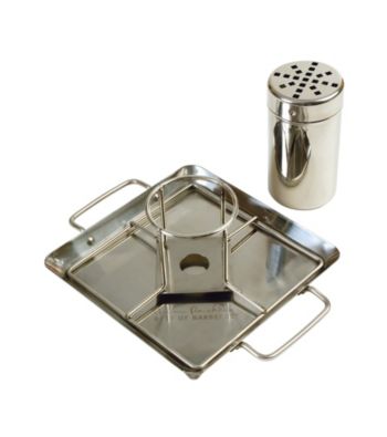 Steven Raichlen Best of Barbecue™ Stainless Beer Can Chicken Roaster with Drip Pan