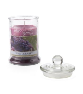 LivingQuarters Large Layered Candle - Wine Country