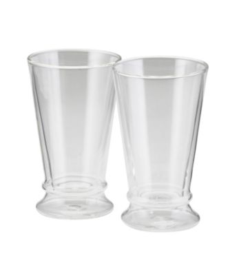 Bon Jour® Set of 2 Clear Insulated 12 oz. Latte Cups