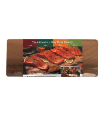 Nature's Cuisine Set of 4 Cedar, Alder, Maple and Hickory 14x5.5